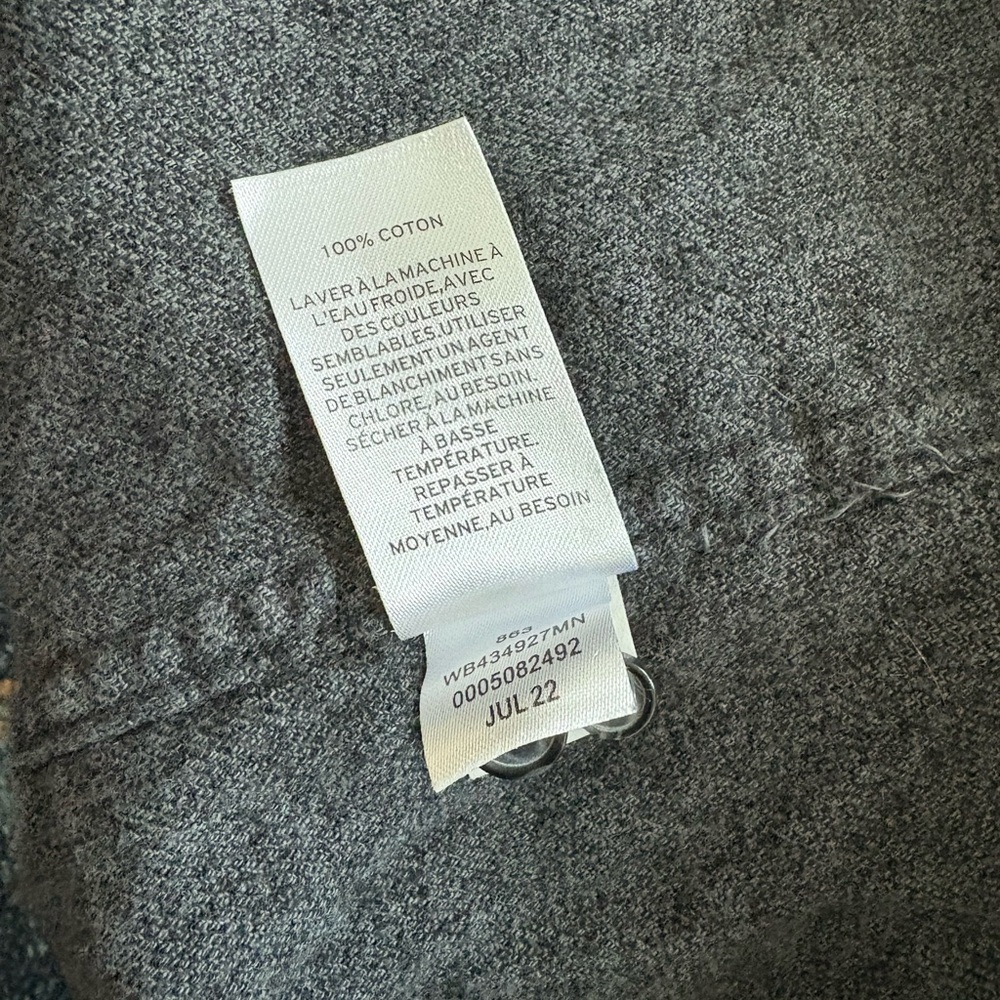 14th & Union Charcoal Textured Men’s Shirt 100% cotton - Picture 5 of 6